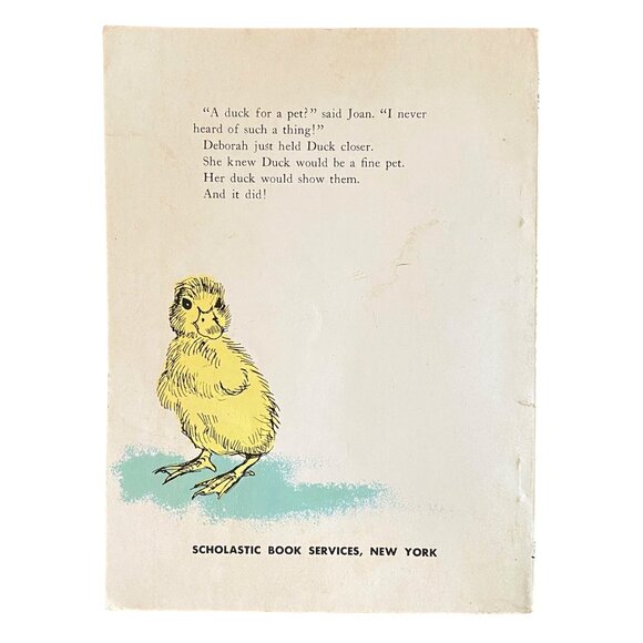 A Duck for Keeps Paperback Helen Kay Juliette Palmer First Printing Pets 1960s - Picture 2 of 6
